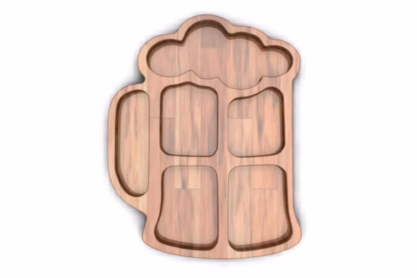 4 Modelos Exclusivos de Bandeja de Servir – Para CNC e Marcenaria - Imagem 7